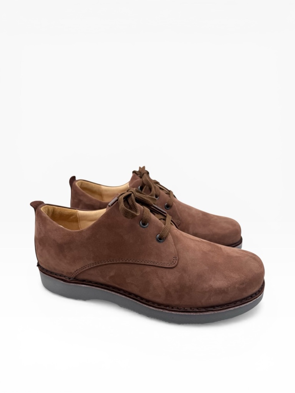 Samuel Hubbard Free Oxford Shoes Brown Nubuck Leather Men’s Size 10 W